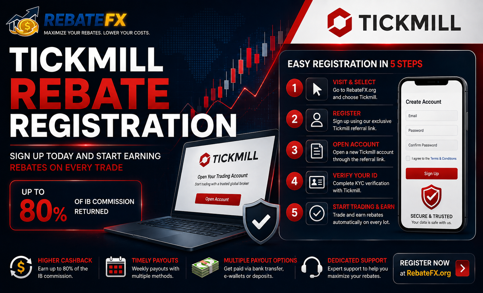 Tickmill Rebate Registration: Sign-Up Guide for Traders