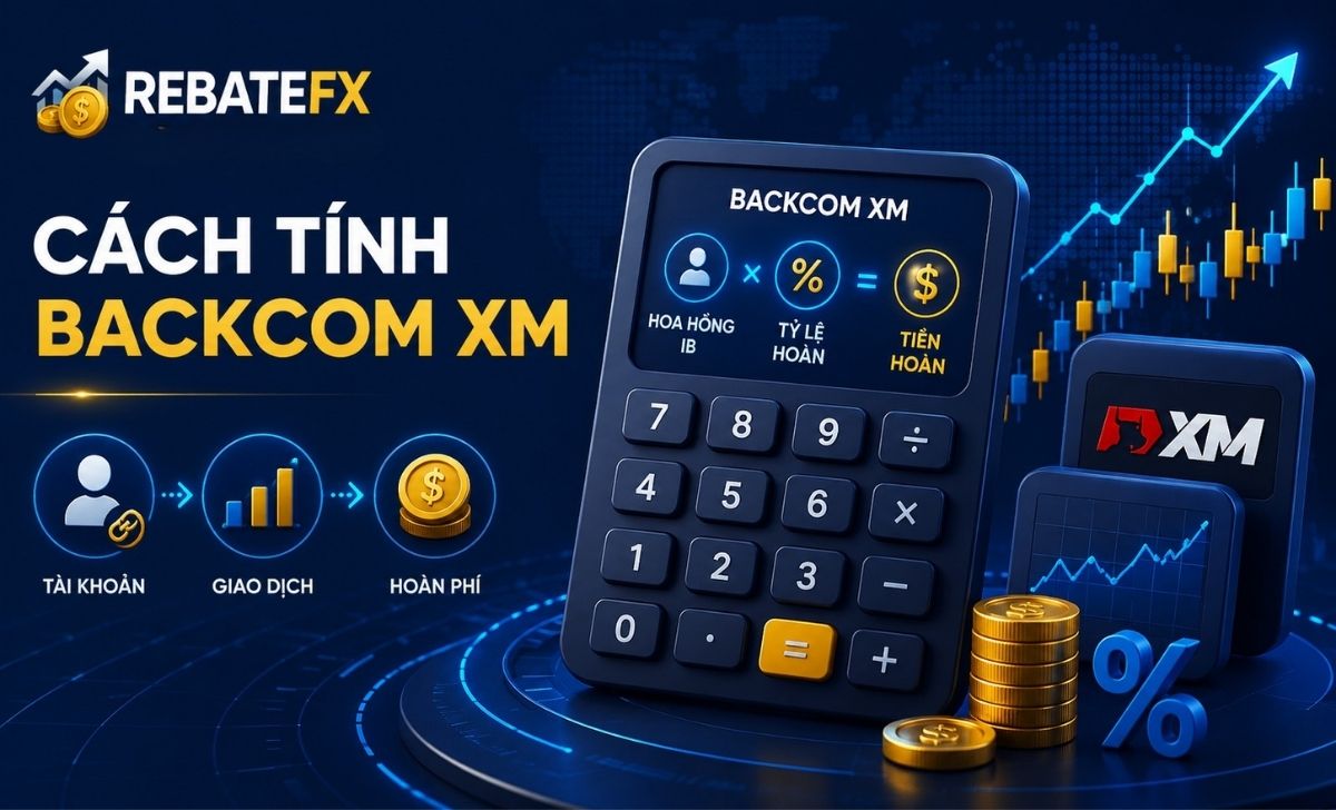 Cách Tính Backcom XM: Công Thức Hoàn Phí IB Cho Trader