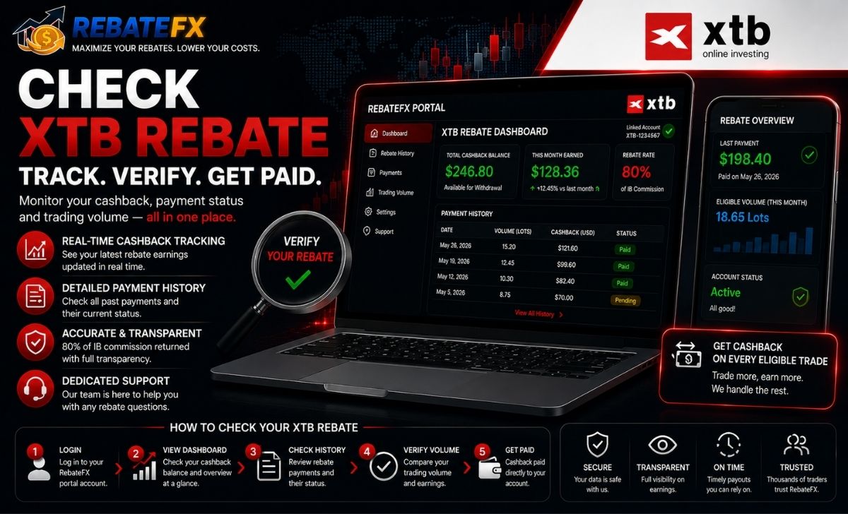 Check XTB Rebate: How to Track Your Cashback Payments