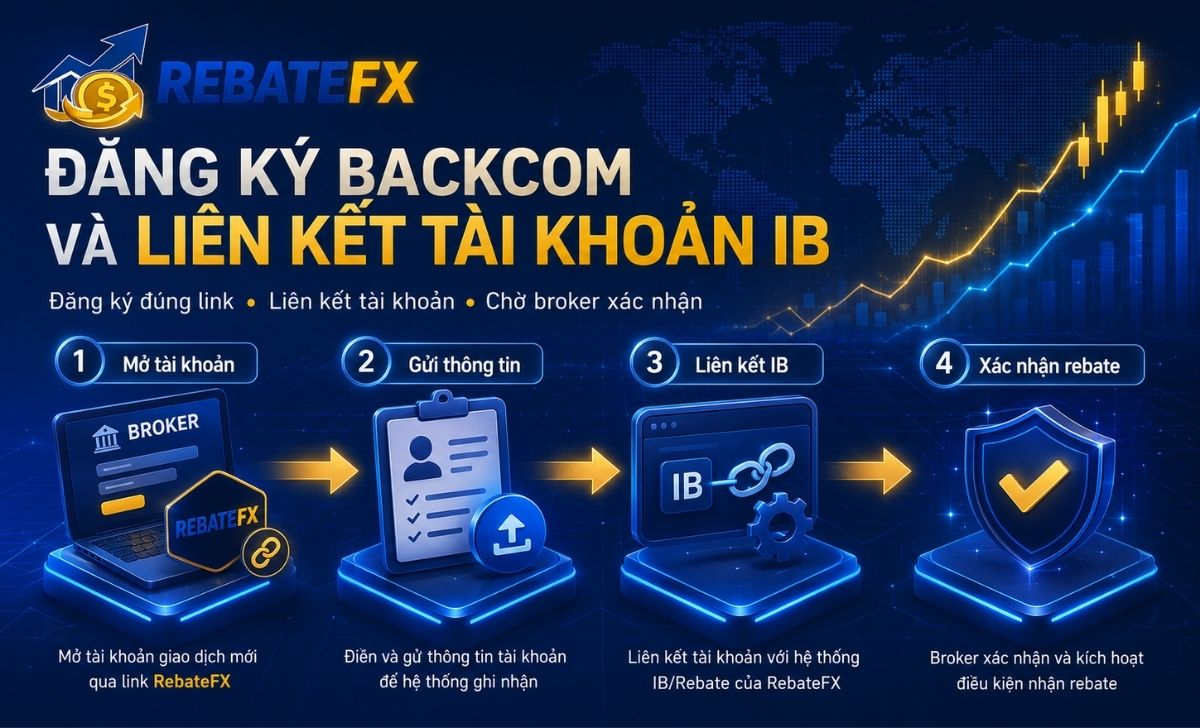 Đăng Ký Backcom Và Liên Kết Tài Khoản IB