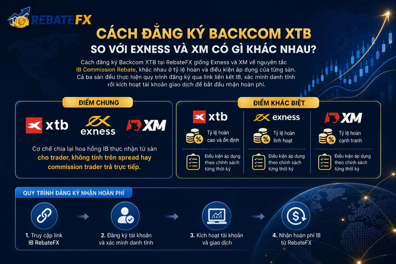đăng ký Backcom XTB so với Exness và XM có gì khác nhau Đăng ký Backcom XTB so với Exness và XM có gì khác nhau