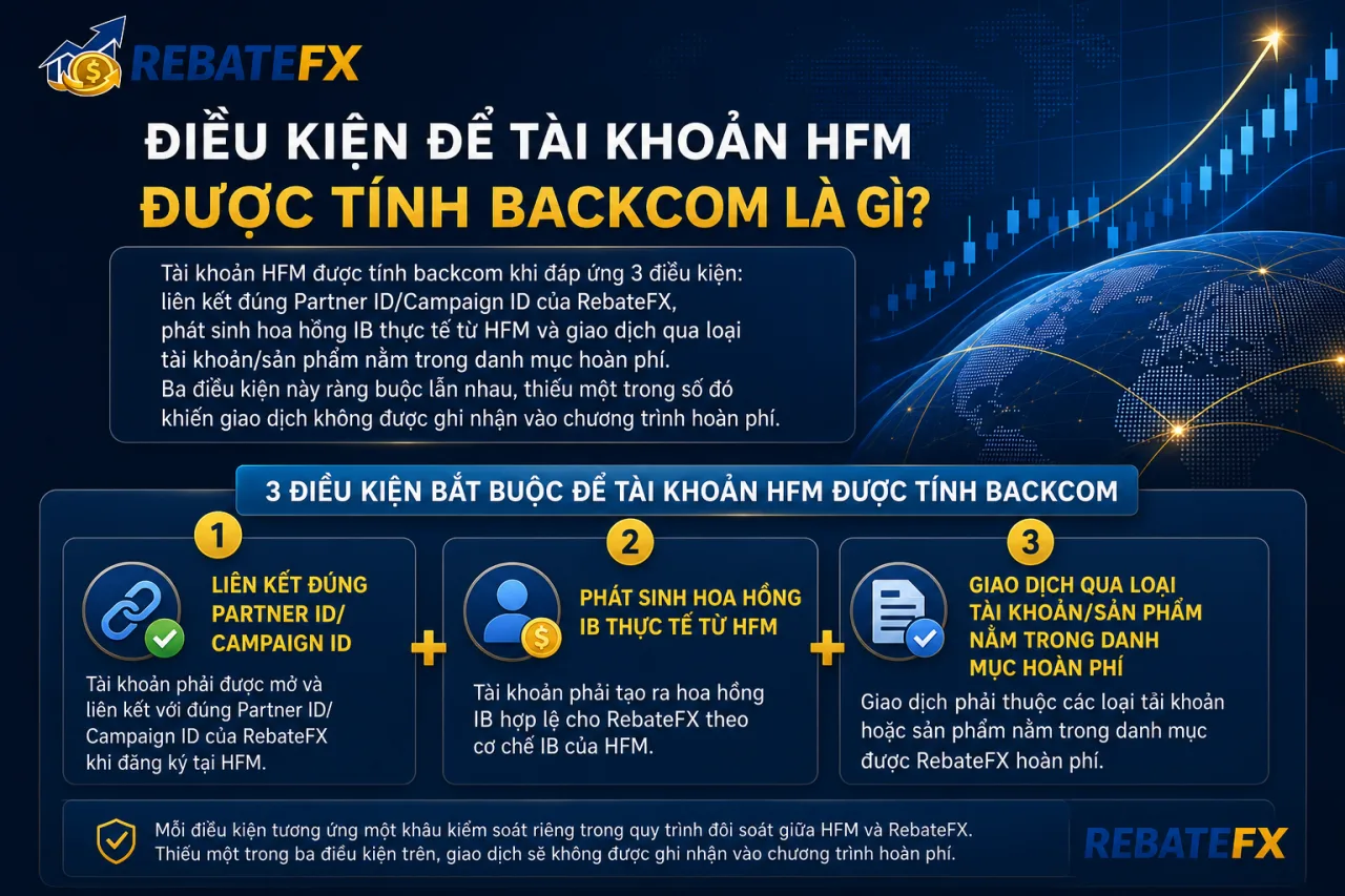 Điều Kiện Để Tài Khoản HFM Được Tính Backcom Điều Kiện Để Tài Khoản HFM Được Tính Backcom