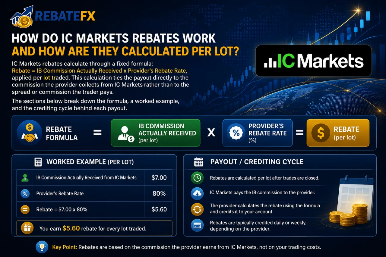 How Do IC Markets Rebates Work and How Are They Calculated Per Lot