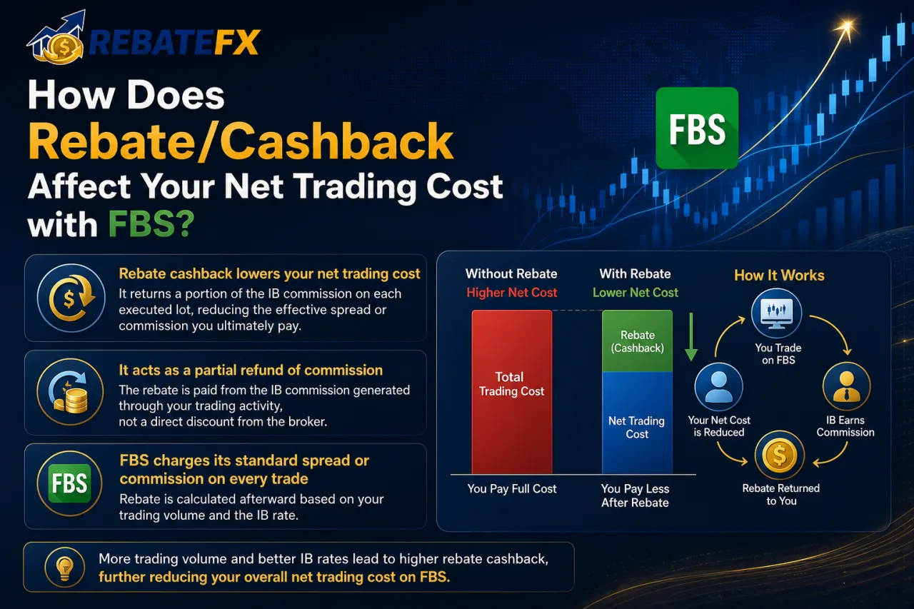 How Does Rebate/Cashback Affect Your Net Trading Cost with FBS
