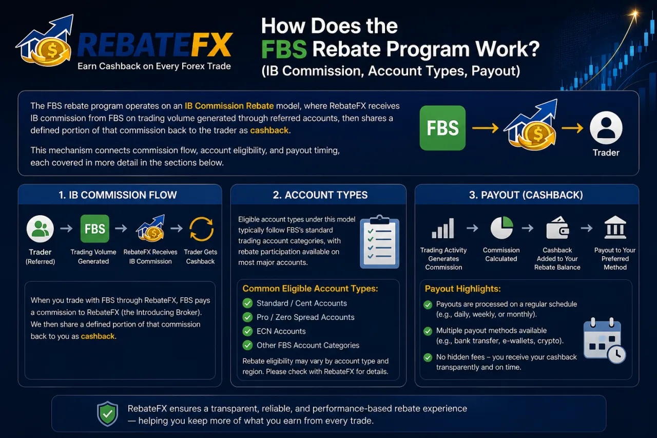 How Does the FBS Rebate Program Work (IB Commission, Account Types, Payout)