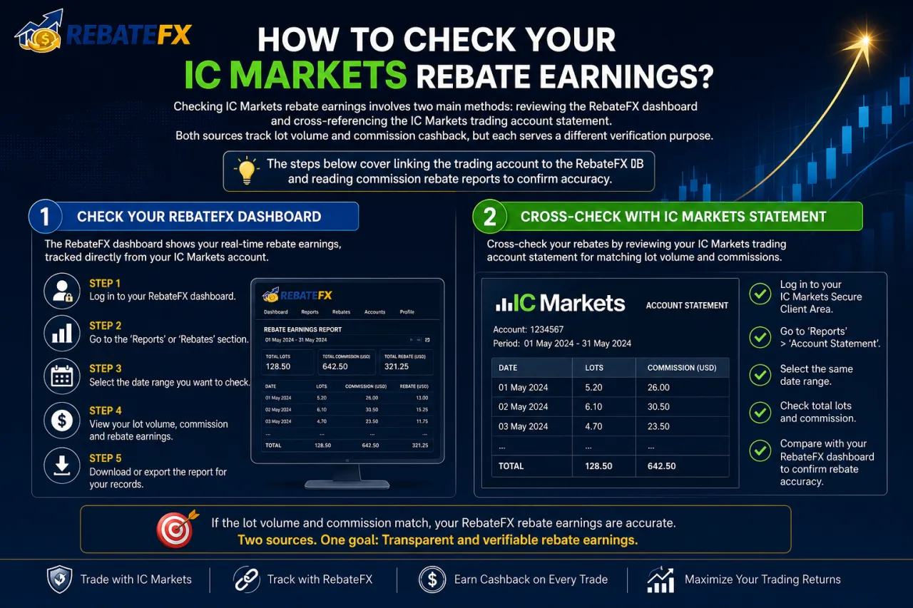 How to Check Your IC Markets Rebate Earnings How to Check Your IC Markets Rebate Earnings