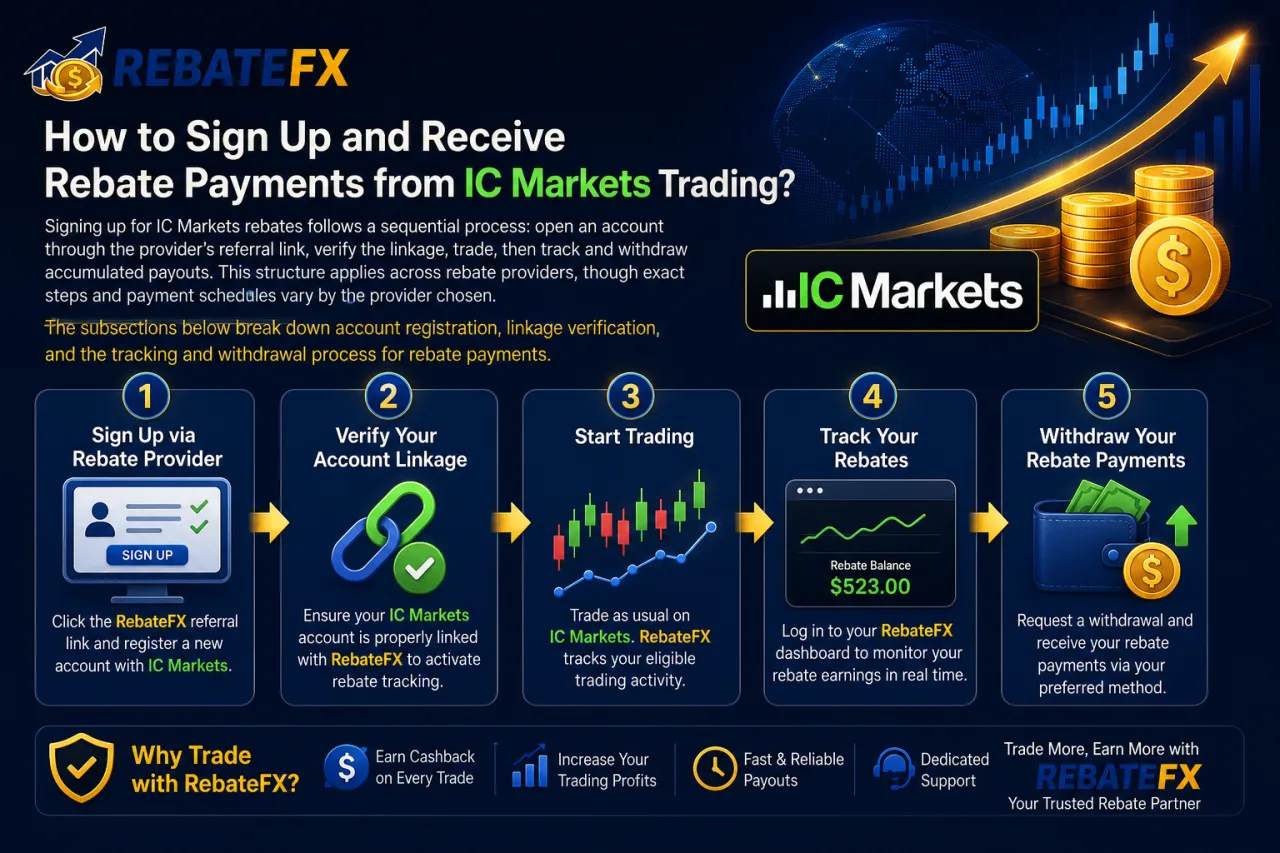 How to Sign Up and Receive Rebate Payments from IC Markets Trading