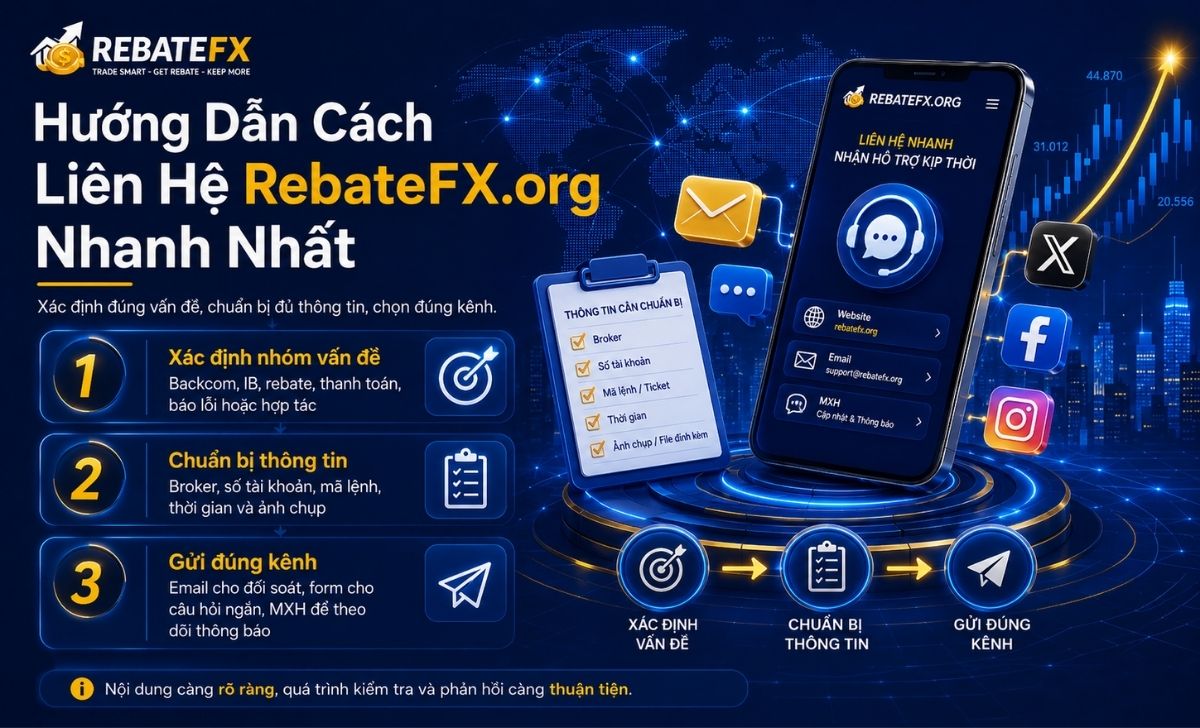 Hướng Dẫn Cách Liên Hệ RebateFX.org Nhanh Nhất