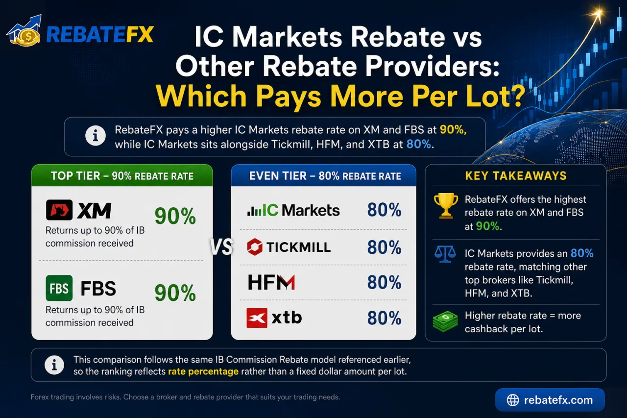 IC Markets Rebate vs Other Rebate Providers: Which Pays More Per Lot IC Markets Rebate vs Other Rebate Providers: Which Pays More Per Lot