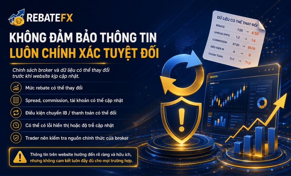 Không Đảm Bảo Thông Tin Luôn Chính Xác Tuyệt Đối