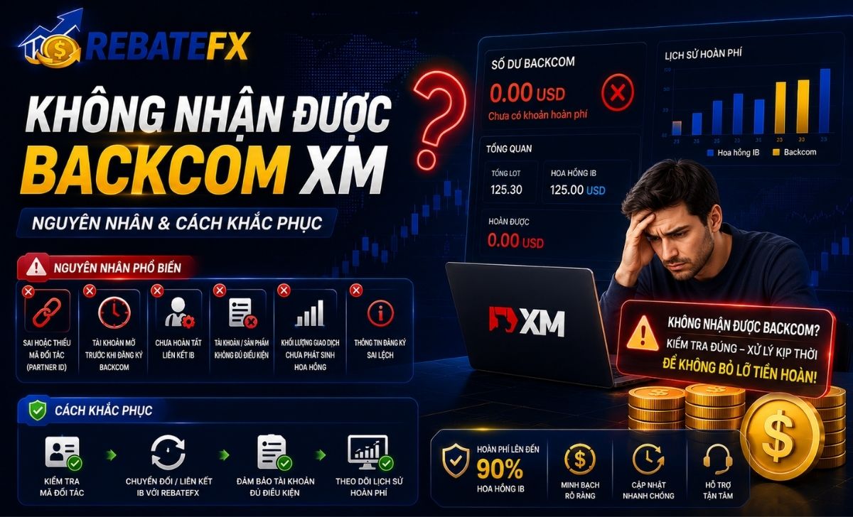 Không Nhận Được Backcom XM: Nguyên Nhân & Cách Khắc Phục
