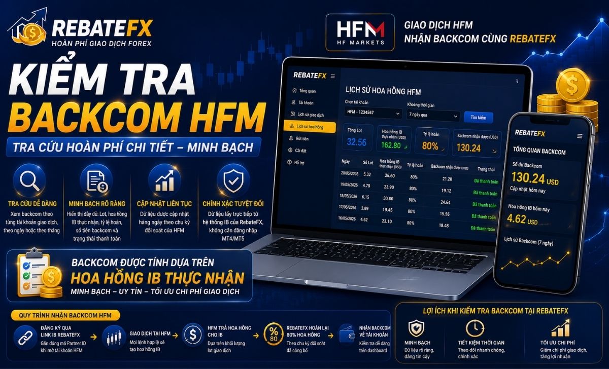 Kiểm Tra Backcom HFM: Hướng Dẫn Tra Cứu Hoàn Phí Chi Tiết