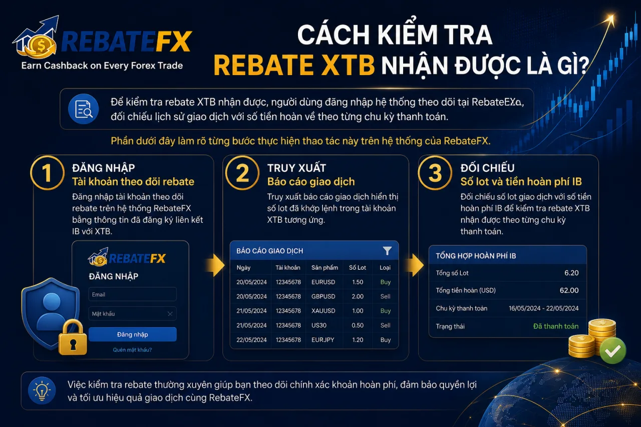 Kiểm Tra Rebate XTB Nhận Được Kiểm Tra Rebate XTB Nhận Được