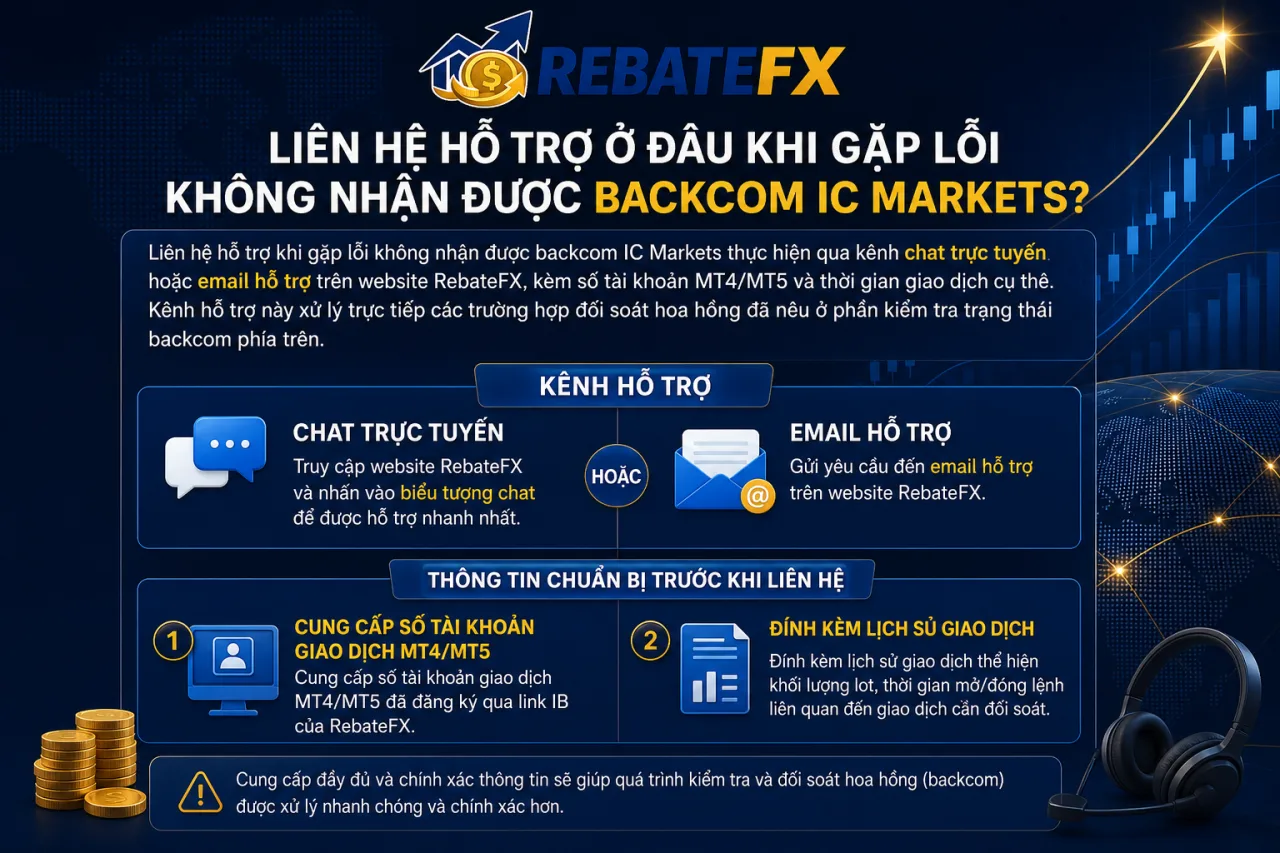 Liên Hệ Hỗ Trợ Ở Đâu Khi Gặp Lỗi Không Nhận Được Backcom IC Markets Liên Hệ Hỗ Trợ Ở Đâu Khi Gặp Lỗi Không Nhận Được Backcom IC Markets