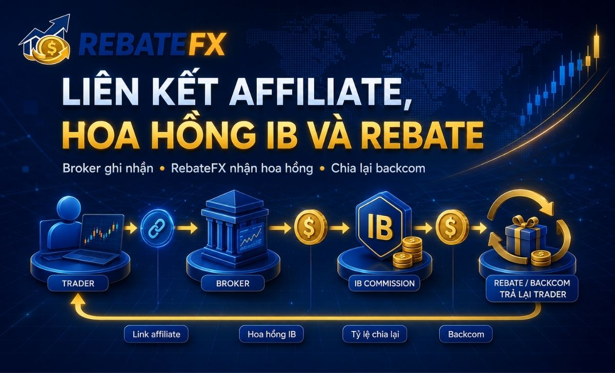 Liên Kết Affiliate, Hoa Hồng IB Và Rebate
