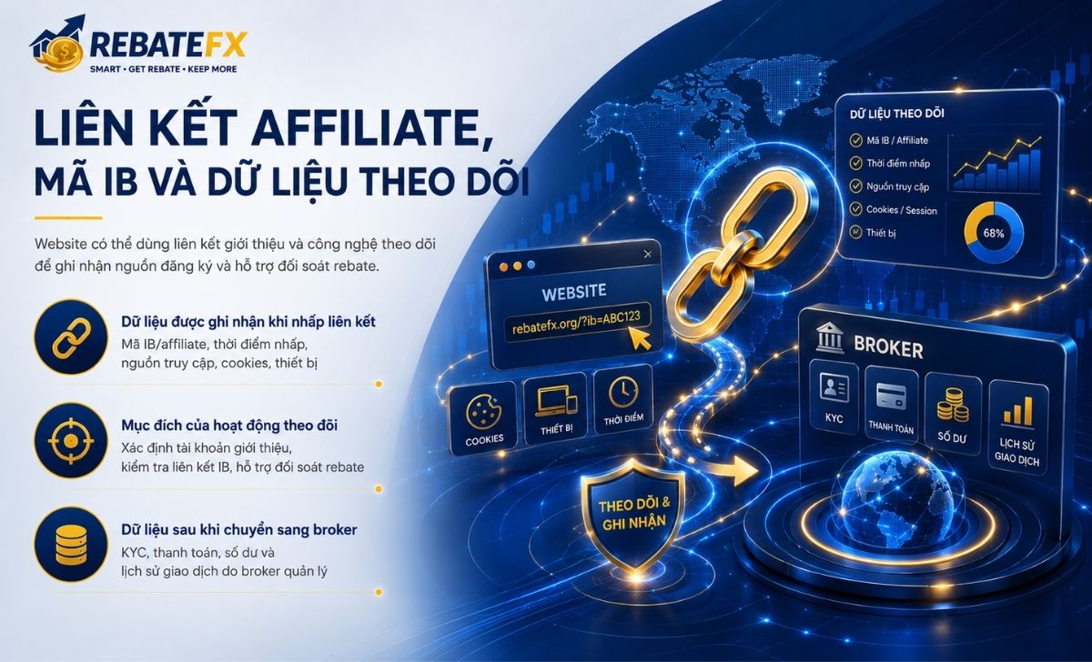 Liên Kết Affiliate, Mã IB Và Dữ Liệu Theo Dõi