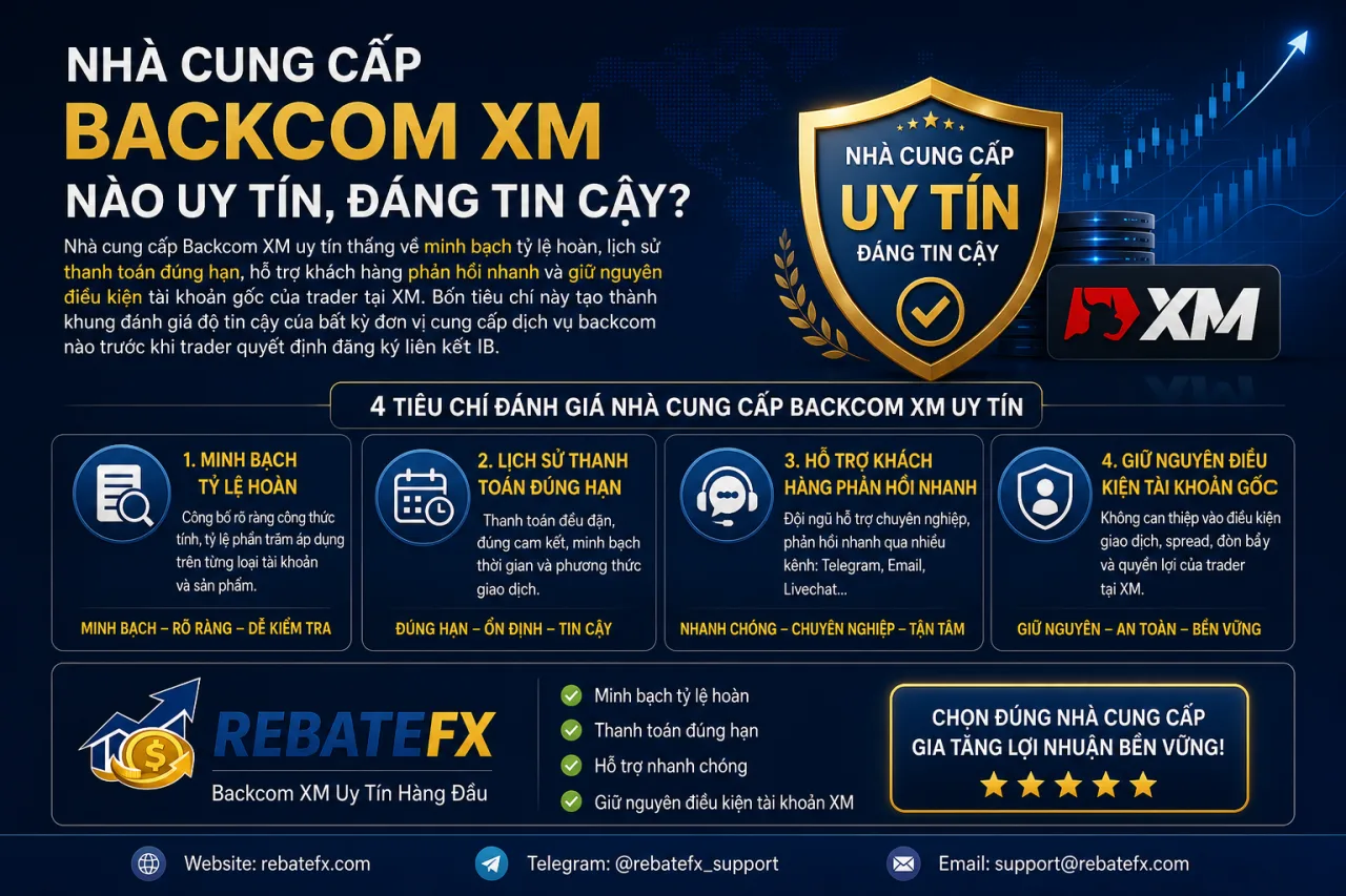 Nhà Cung Cấp Backcom XM Nào Uy Tín, Đáng Tin Cậy Nhà Cung Cấp Backcom XM Nào Uy Tín, Đáng Tin Cậy