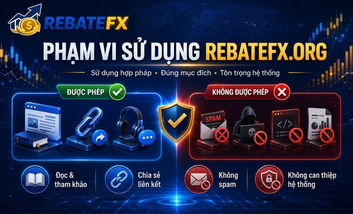 Phạm Vi Sử Dụng RebateFX.org