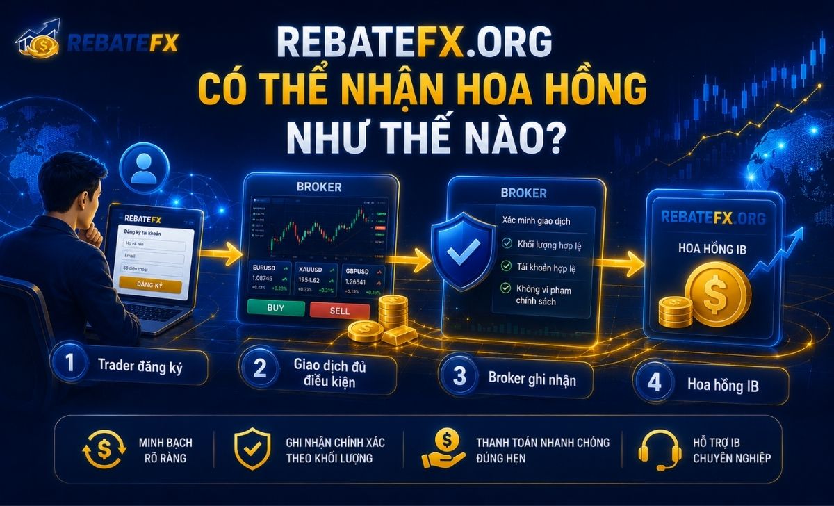 RebateFX.org Có Thể Nhận Hoa Hồng Như Thế Nào?