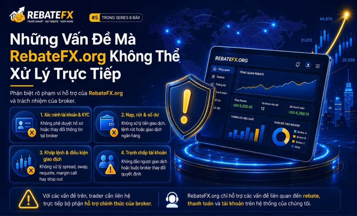 RebateFX.org Không Thể Xử Lý Trực Tiếp Những Vấn Đề Nào?