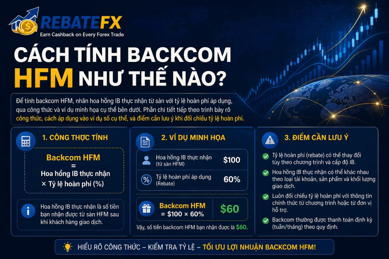 Tính Backcom HFM Tính Backcom HFM