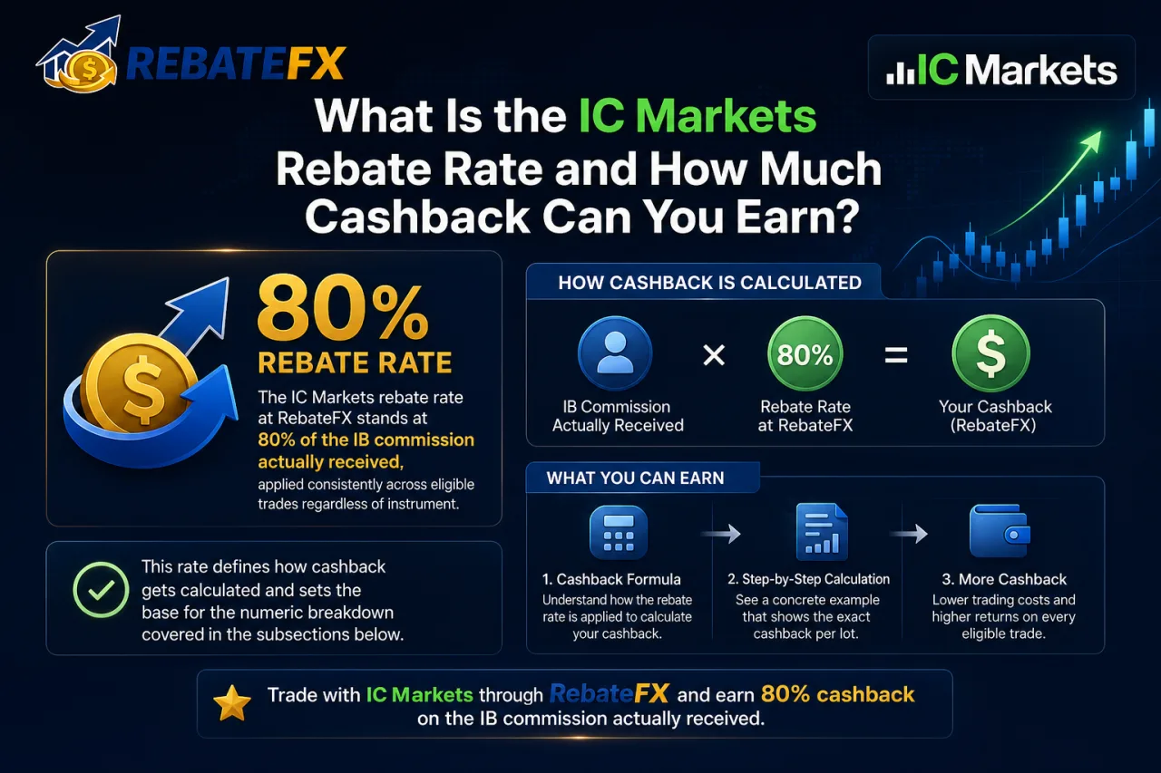 What Is the IC Markets Rebate Rate and How Much Cashback Can You Earn