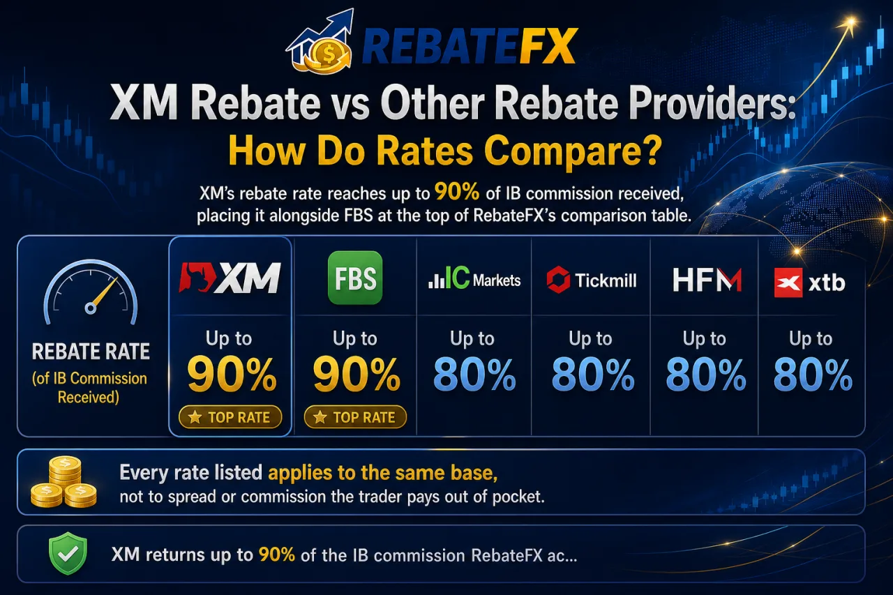 XM Rebate vs Other Rebate Providers: How Do Rates Compare