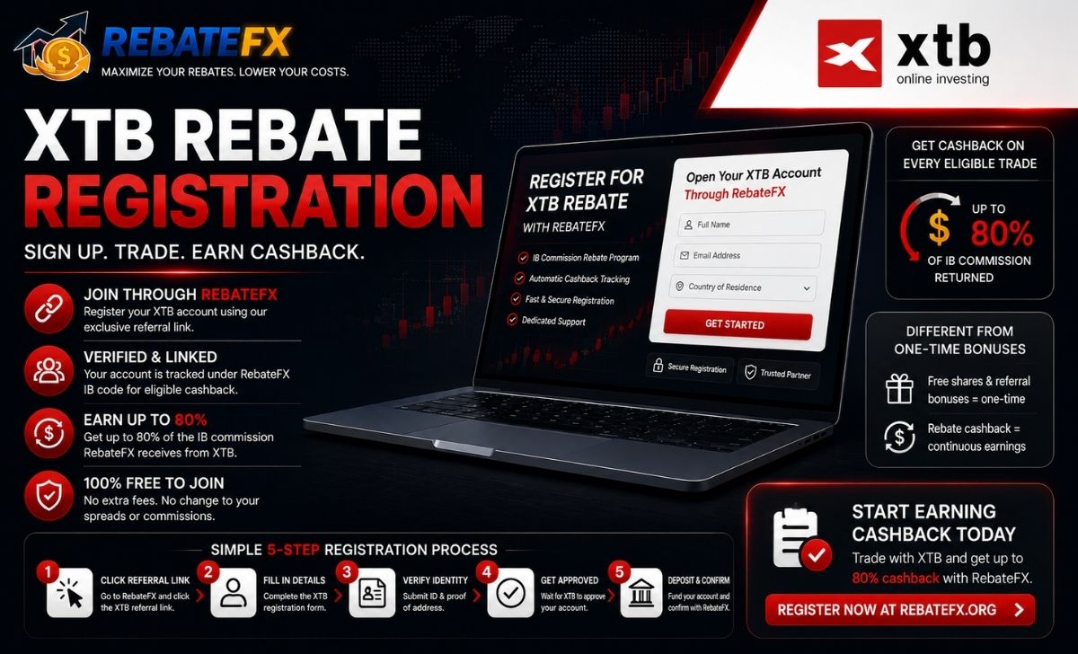 XTB Rebate Registration: Step-by-Step Cashback Signup Guide