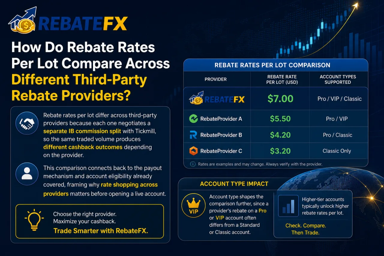 How Do Rebate Rates Per Lot Compare Across Different Third-Party Rebate Providers How Do Rebate Rates Per Lot Compare Across Different Third-Party Rebate Providers
