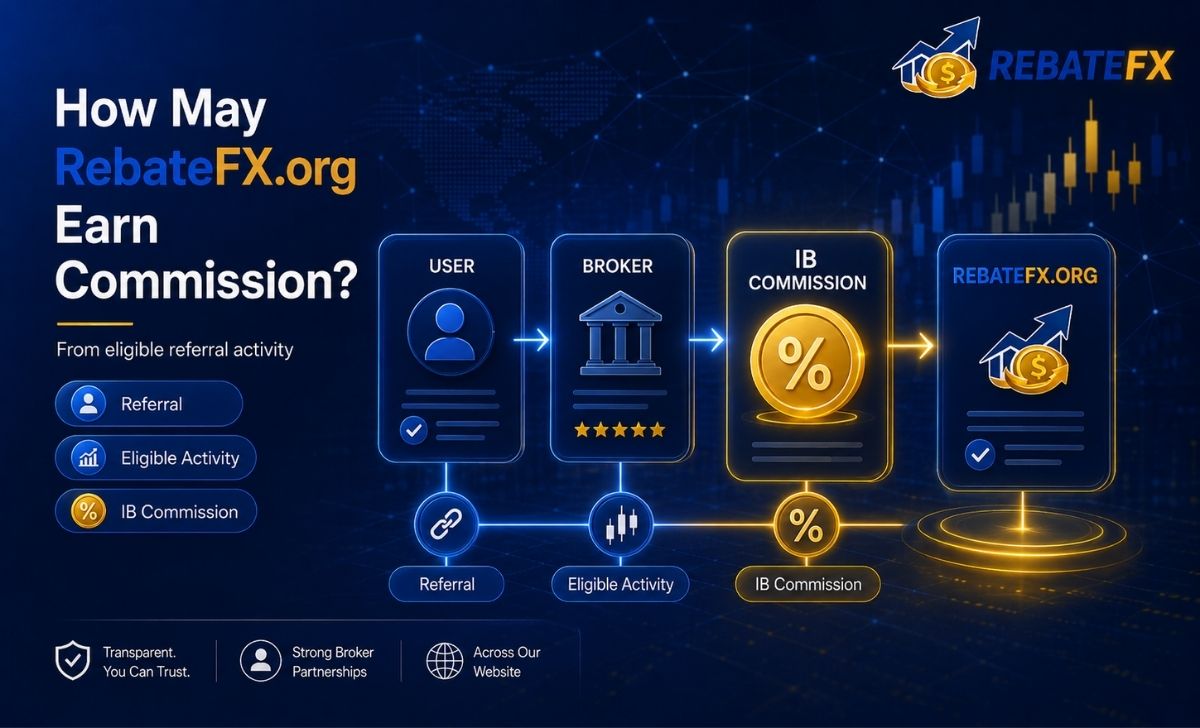 How May RebateFX.org Earn Commission?