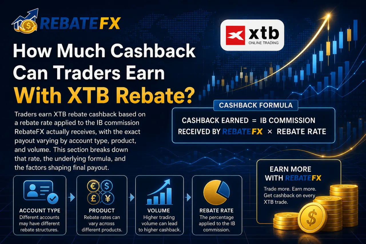 How Much Cashback Can Traders Earn With XTB Rebate