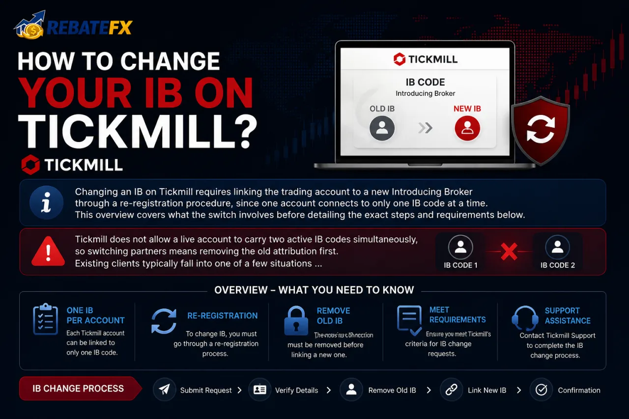 How to Change Your IB on Tickmill How to Change Your IB on Tickmill