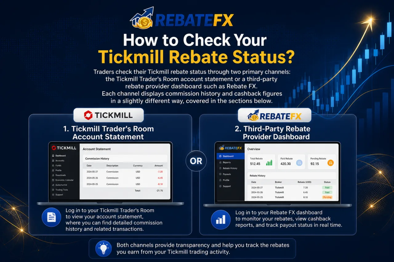 How to Check Your Tickmill Rebate Status How to Check Your Tickmill Rebate Status