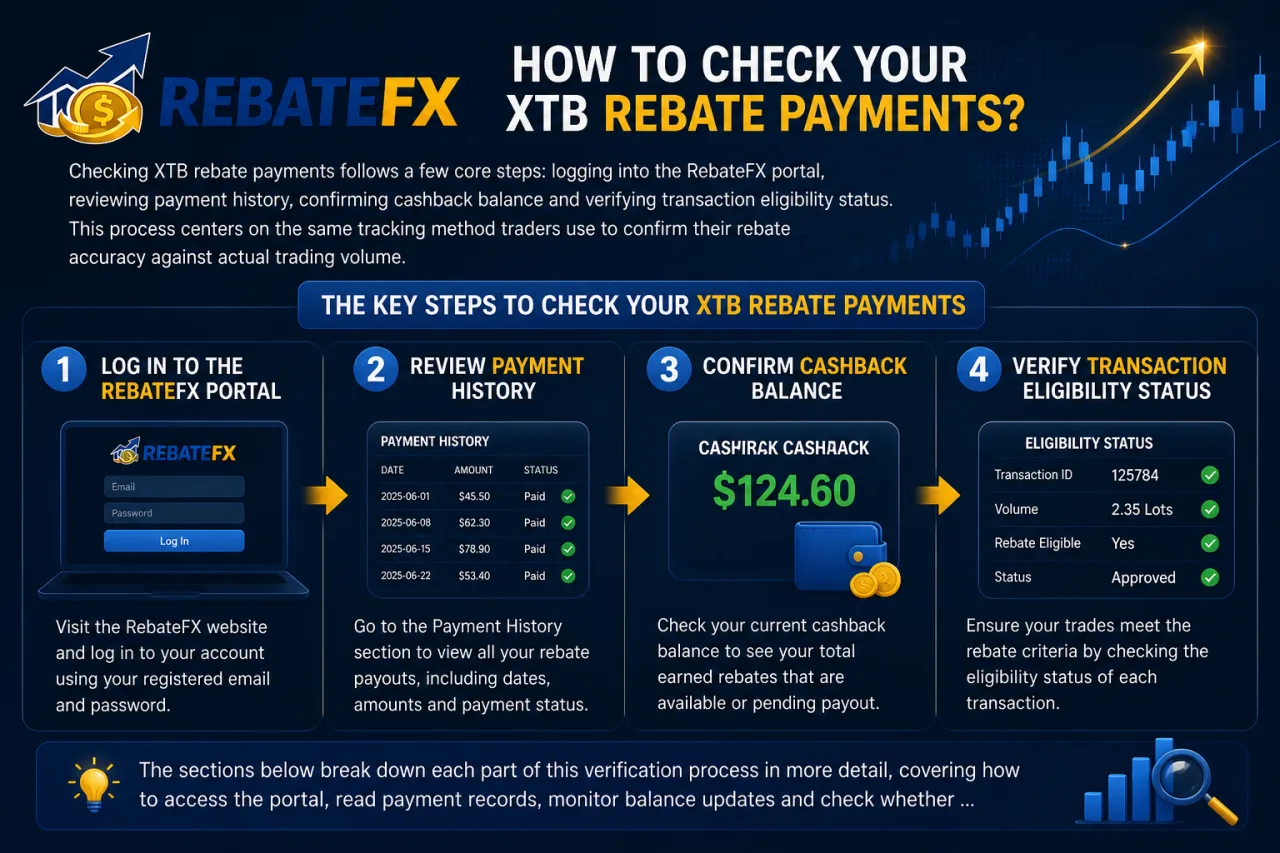 How to Check Your XTB Rebate Payments