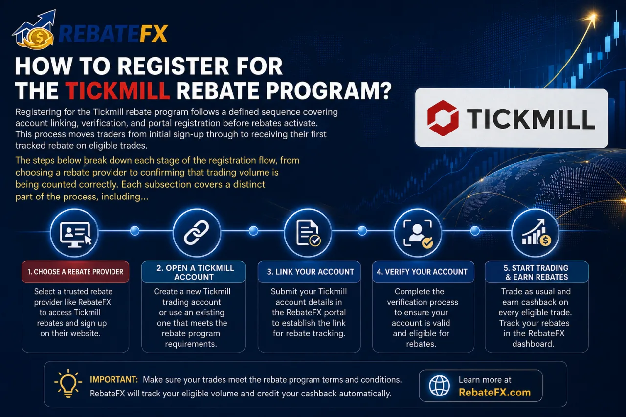 How to Register for the Tickmill Rebate Program