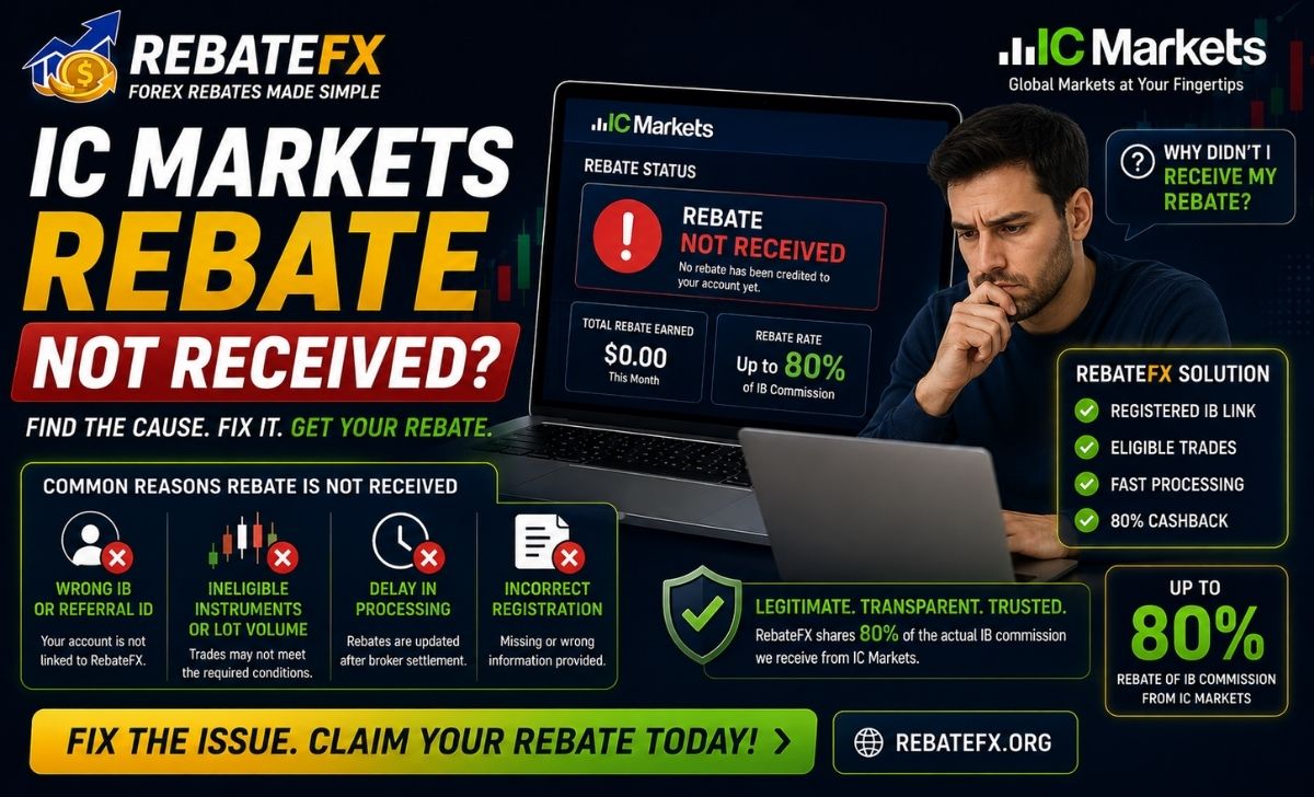 IC Markets Rebate Not Received: Causes & Fixes for Traders
