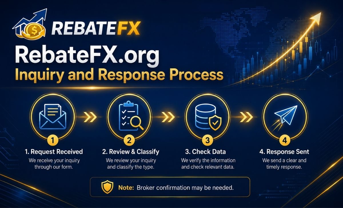 RebateFX.org Inquiry and Response Process