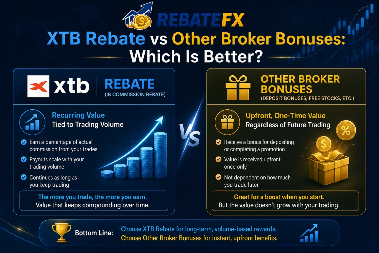 XTB Rebate vs Other Broker Bonuses: Which Is Better
