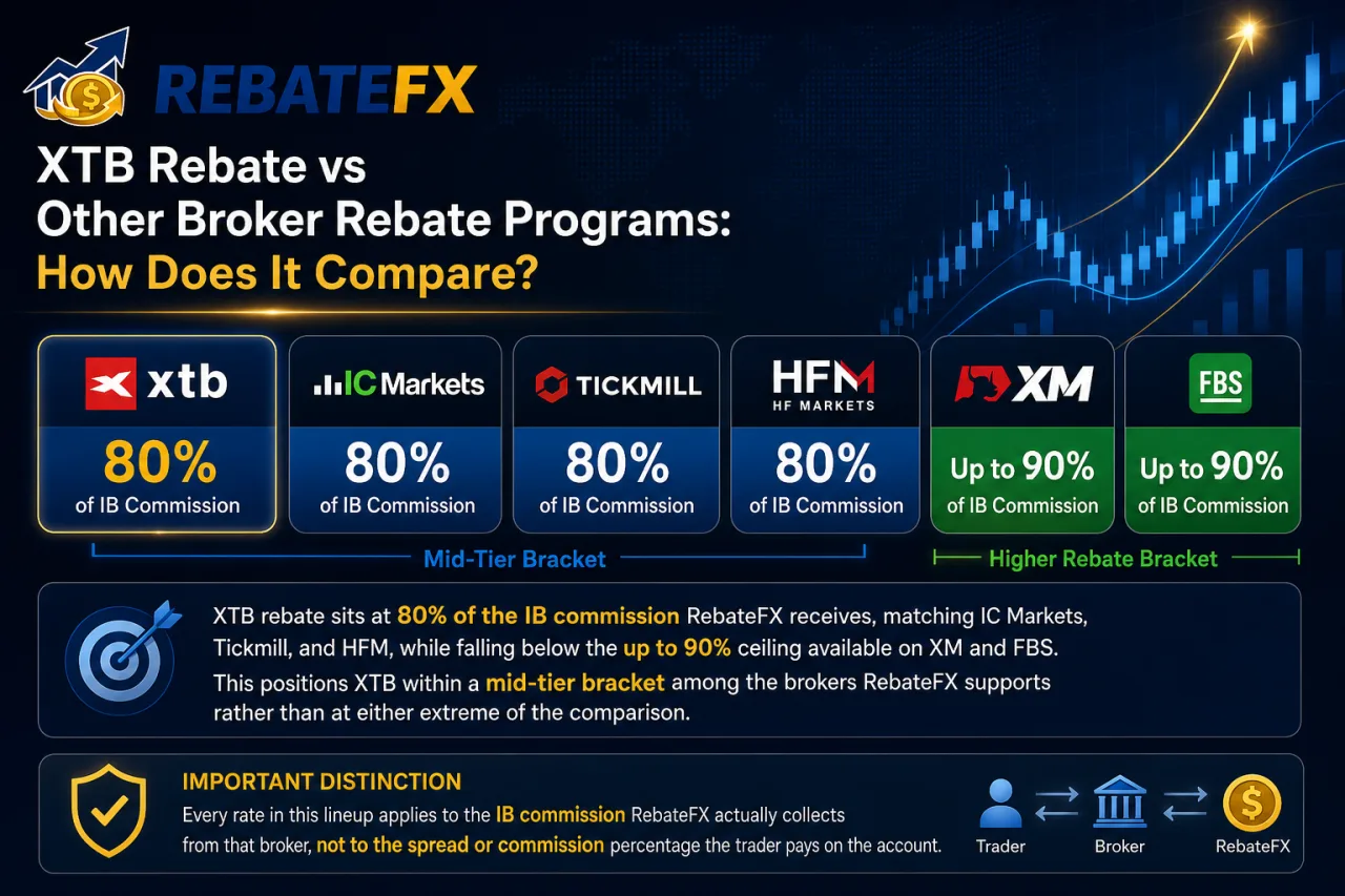 XTB Rebate vs Other Broker Rebate Programs: How Does It Compare