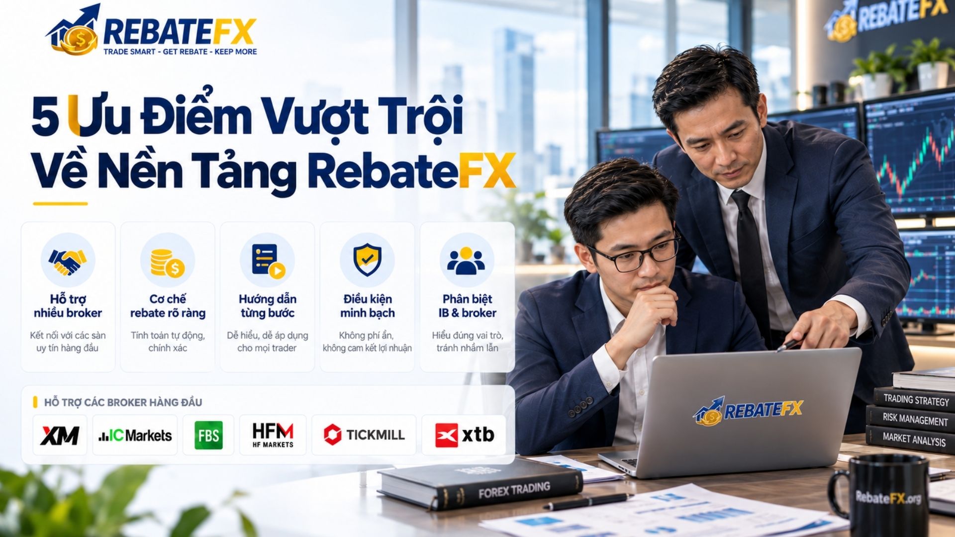5 Ưu Điểm Vượt Trội Về Nền Tảng RebateFX