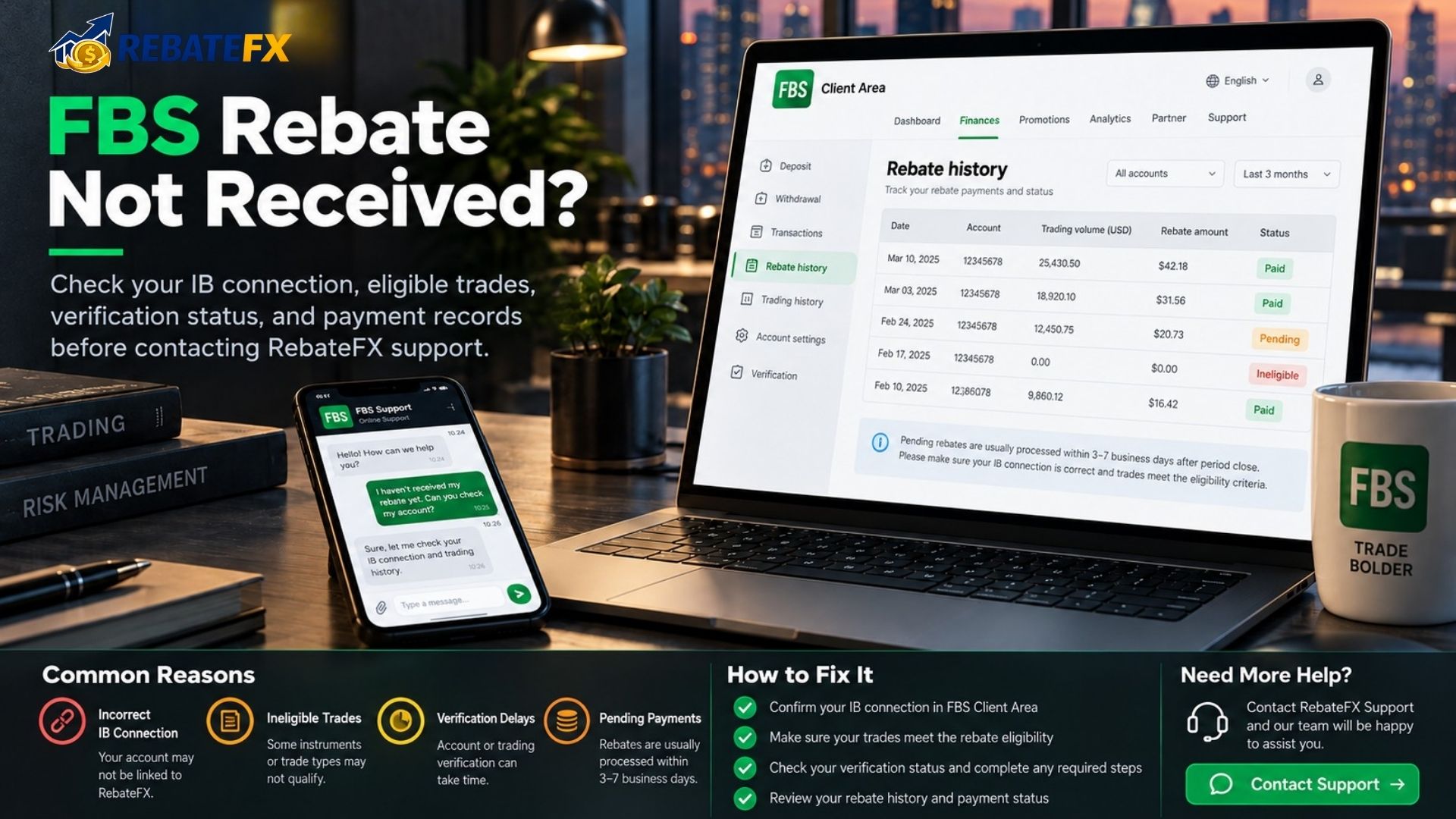 FBS Rebate Not Received: Common Reasons and How to Fix It