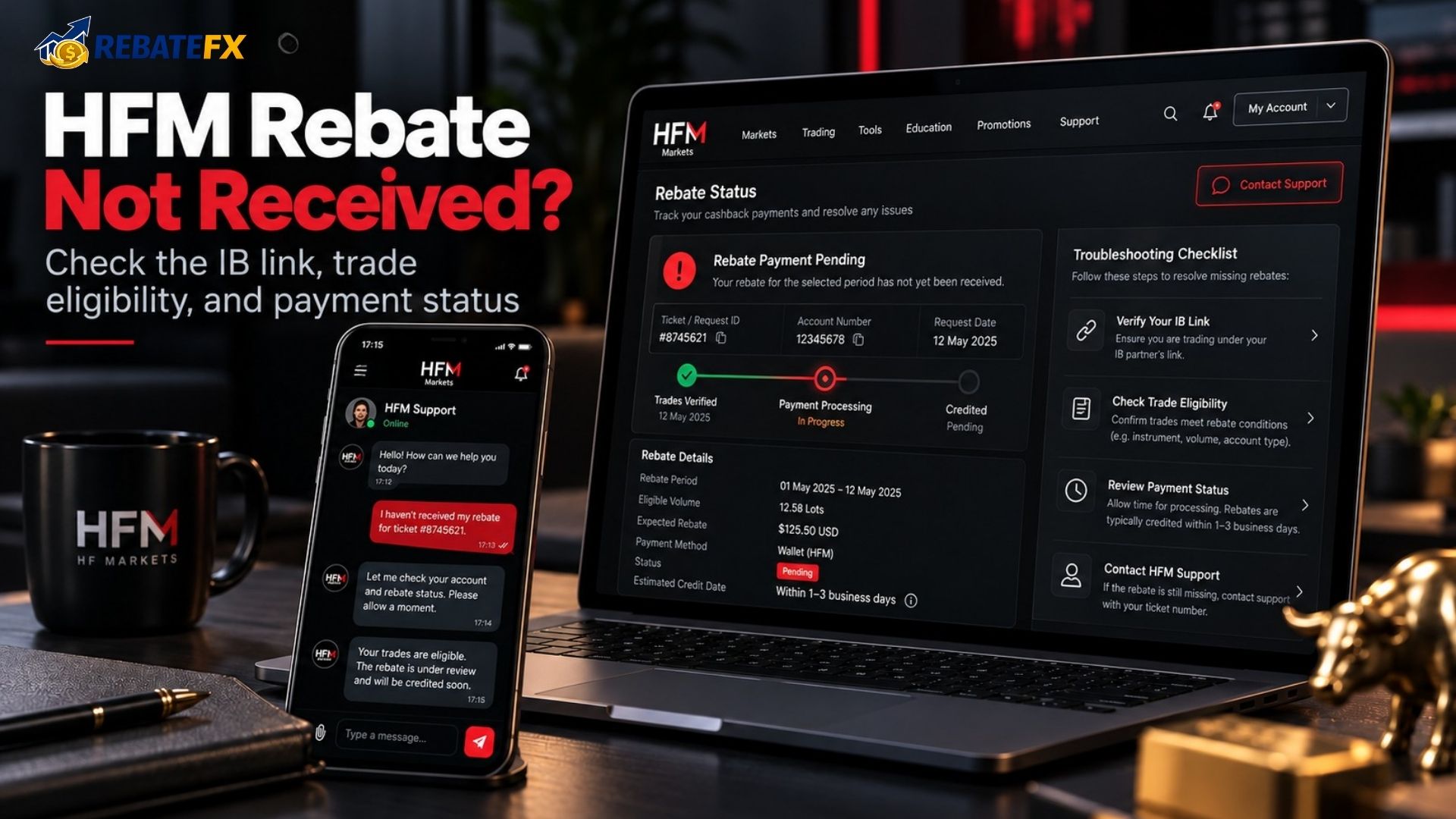 HFM Rebate Not Received: Common Reasons and How to Fix It
